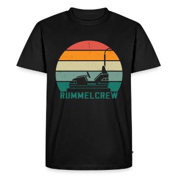 Amusement park, funfair, fair, bumper cars - Men's Premium Organic T-Shirt - black - Front - Nico (187cm)