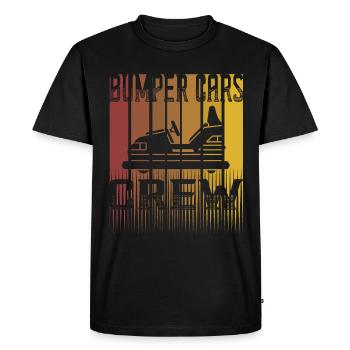 Amusement park, funfair, fair, bumper cars - Men's Premium Organic T-Shirt - black - Front - Nico (187cm)