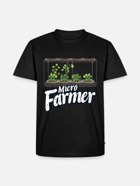 Jardinage de l’agriculture micro-verte - T-shirt Premium bio Homme - noir