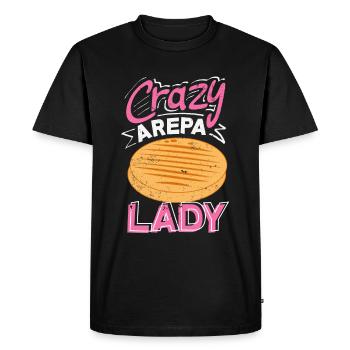 Arepas Colombien Venezuela Nourriture - T-shirt Premium bio Homme - noir - Devant - Nico (187cm)