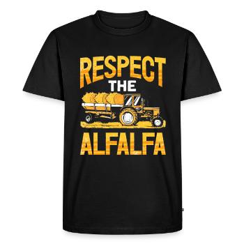Arepas Colombien Venezuela Nourriture - T-shirt Premium bio Homme - noir - Devant - Nico (187cm)