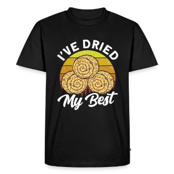 Arepas Colombien Venezuela Nourriture - T-shirt Premium bio Homme - noir - Devant - Nico (187cm)