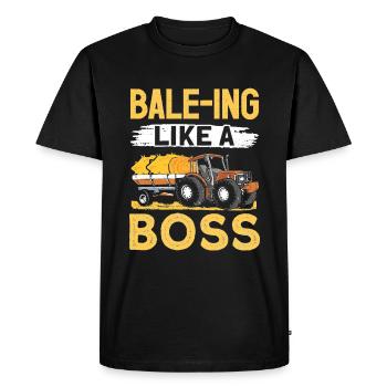 Arepas Colombien Venezuela Nourriture - T-shirt Premium bio Homme - noir - Devant - Nico (187cm)