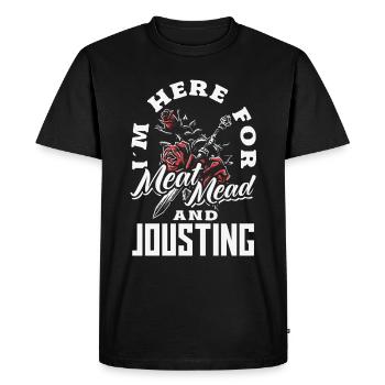 Festival de l’épée médiévale - T-shirt Premium bio Homme - noir - Devant - Nico (187cm)