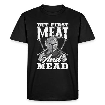 Festival de l’épée médiévale - T-shirt Premium bio Homme - noir - Devant - Nico (187cm)