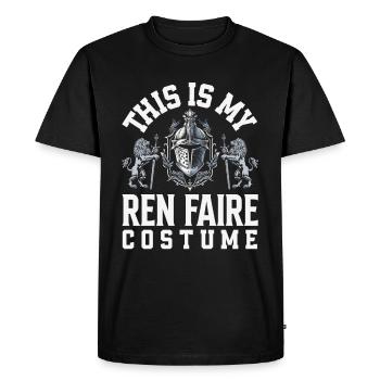 Festival de l’épée médiévale - T-shirt Premium bio Homme - noir - Devant - Nico (187cm)