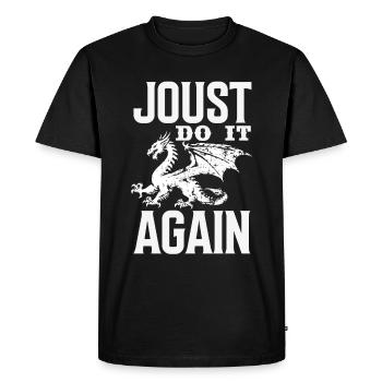 Medieval Sword Festival - Men's Premium Organic T-Shirt - black - Front - Nico (187cm)