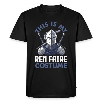 Festival de l’épée médiévale - T-shirt Premium bio Homme - noir - Devant - Nico (187cm)
