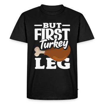 Medieval Sword Festival - Men's Premium Organic T-Shirt - black - Front - Nico (187cm)