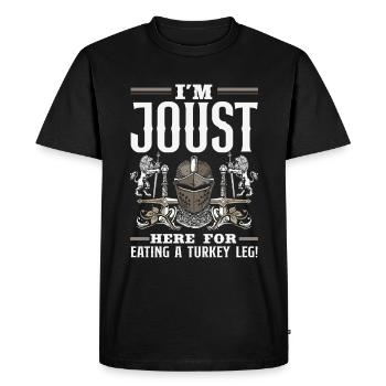 Medieval Sword Festival - Men's Premium Organic T-Shirt - black - Front - Nico (187cm)