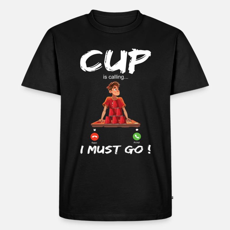 Stacking Cups Speed Stacker - Men's Premium Organic T-Shirt - black