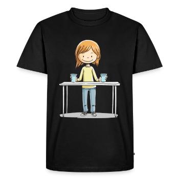Empilage de gobelets Speed Stacker - T-shirt Premium bio Homme - noir - Devant - Nico (187cm)