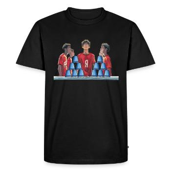 Stacking Cups Speed Stacker - Men's Premium Organic T-Shirt - black - Front - Nico (187cm)