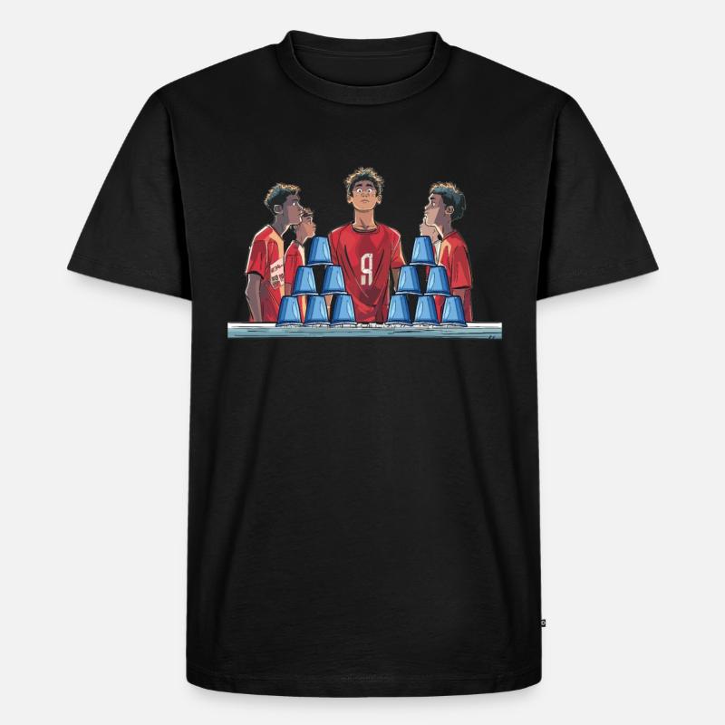 Stapeln Von Bechern Speed Stacker - Männer Premium Bio T-Shirt - Schwarz