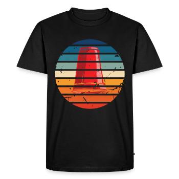 Empilage de gobelets Speed Stacker - T-shirt Premium bio Homme - noir - Devant - Nico (187cm)