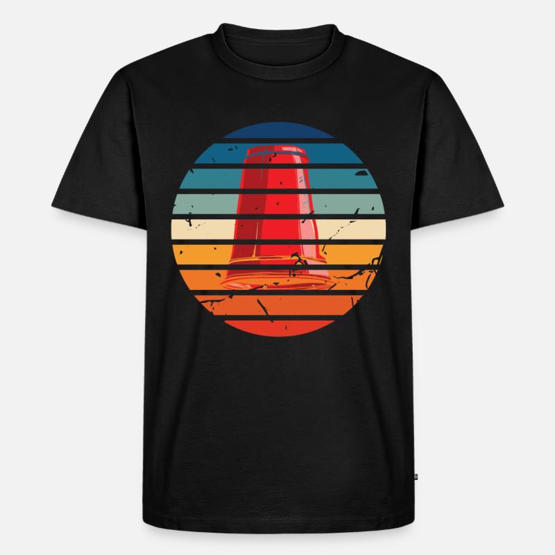 Stapeln Von Bechern Speed Stacker - Männer Premium Bio T-Shirt - Schwarz