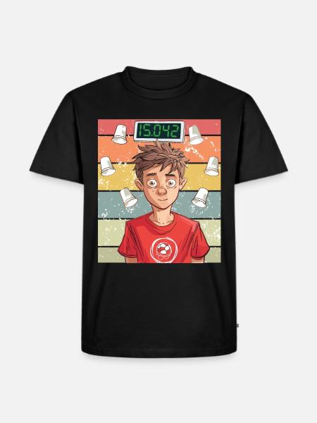 Stacking Cups Speed Stacker - Men's Premium Organic T-Shirt - black