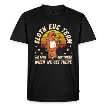 Euc E-monocycle Monocycle Électrique - T-shirt Premium bio Homme - noir - Devant - Nico (187cm)