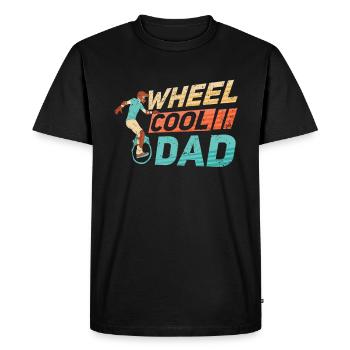 Euc E-monocycle Monocycle Électrique - T-shirt Premium bio Homme - noir - Devant - Nico (187cm)