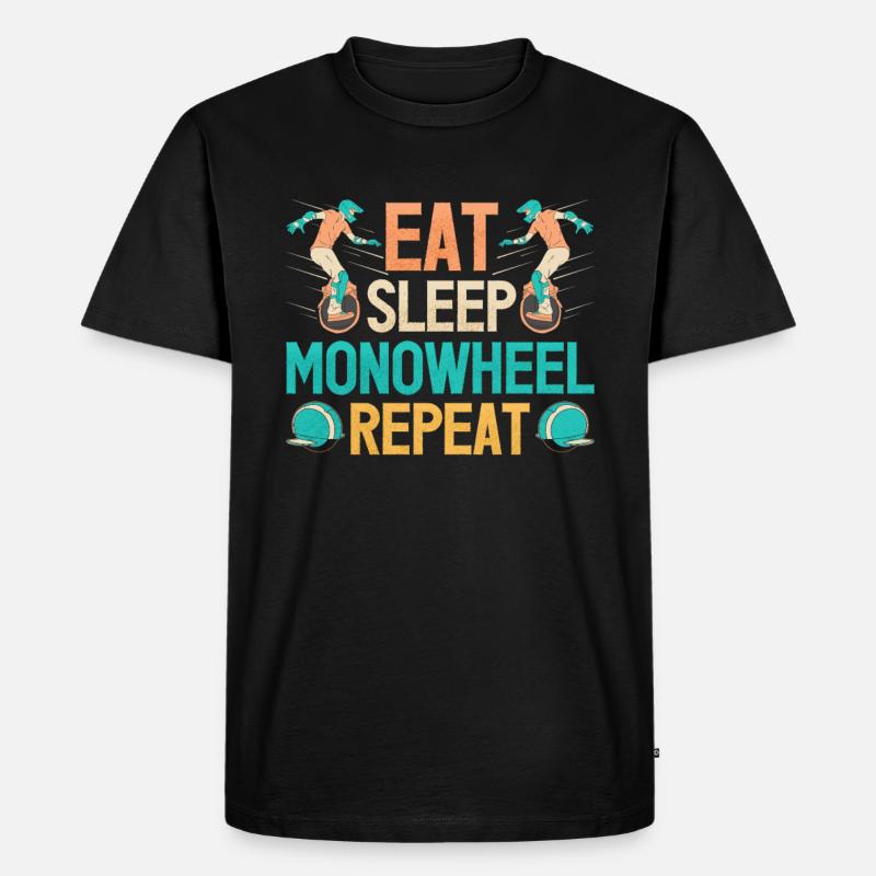 Euc E-monocycle Monocycle Électrique - T-shirt Premium bio Homme - noir