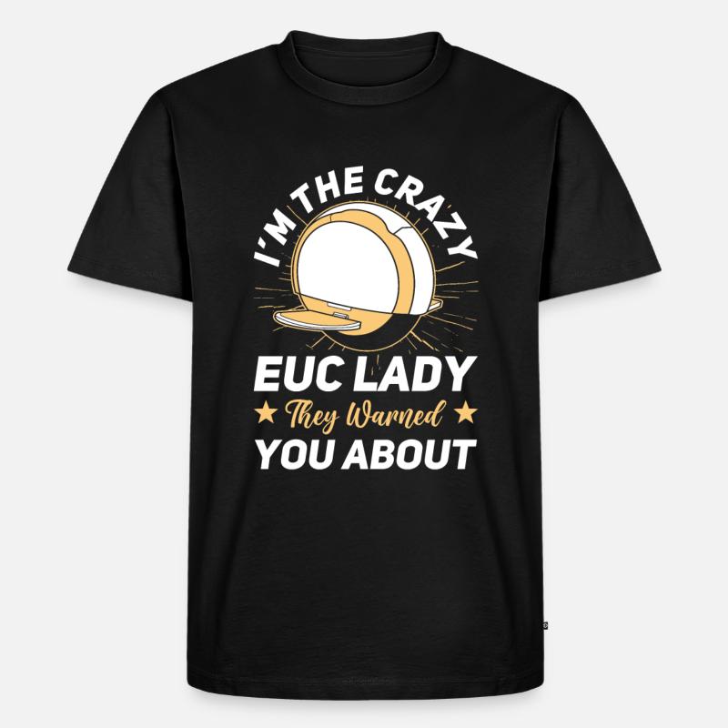 Euc E-monocycle Monocycle Électrique - T-shirt Premium bio Homme - noir