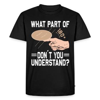 Sous-verres Flip Game bière - T-shirt Premium bio Homme - noir - Devant - Nico (187cm)