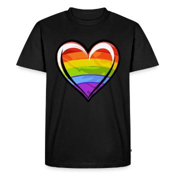 Anniversaire Naissancegay Naissance-gay Gay Gay - T-shirt Premium bio Homme - noir - Devant - Nico (187cm)
