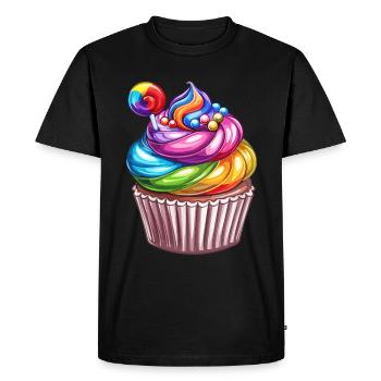 Anniversaire Naissancegay Naissance-gay Gay Gay - T-shirt Premium bio Homme - noir - Devant - Nico (187cm)