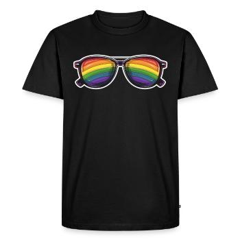 Anniversaire Naissancegay Naissance-gay Gay Gay - T-shirt Premium bio Homme - noir - Devant - Nico (187cm)