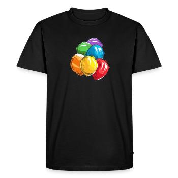 Anniversaire Naissancegay Naissance-gay Gay Gay - T-shirt Premium bio Homme - noir - Devant - Nico (187cm)
