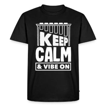 Vibraphone musical instrument - Men's Premium Organic T-Shirt - black - Front - Nico (187cm)