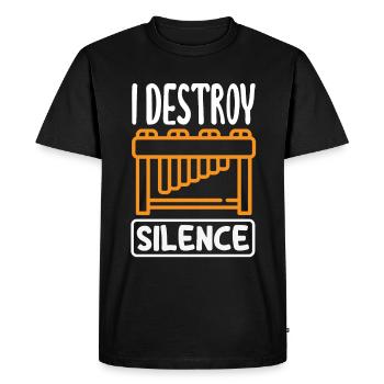 Vibraphone musical instrument - Men's Premium Organic T-Shirt - black - Front - Nico (187cm)