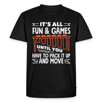 Vibraphone musical instrument - Men's Premium Organic T-Shirt - black - Front - Nico (187cm)