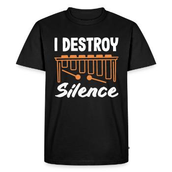 Vibraphone musical instrument - Men's Premium Organic T-Shirt - black - Front - Nico (187cm)