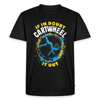 Cool Wheel Stroke Gymnastics Gymnastics - Men's Premium Organic T-Shirt - black - Front - Nico (187cm)