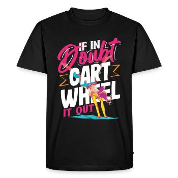 Cool Wheel Stroke Gymnastics Gymnastics - Men's Premium Organic T-Shirt - black - Front - Nico (187cm)