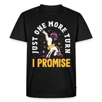 Cool Wheel Stroke Gymnastics Gymnastics - Men's Premium Organic T-Shirt - black - Front - Nico (187cm)