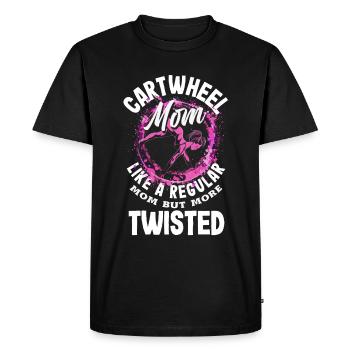 Cool Wheel Stroke Gymnastics Gymnastics - Men's Premium Organic T-Shirt - black - Front - Nico (187cm)