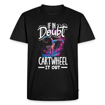 Cool Wheel Stroke Gymnastics Gymnastics - Men's Premium Organic T-Shirt - black - Front - Nico (187cm)