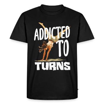 Cool Wheel Stroke Gymnastics Gymnastics - Men's Premium Organic T-Shirt - black - Front - Nico (187cm)