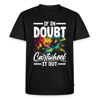Cool Wheel Stroke Gymnastics Gymnastics - Men's Premium Organic T-Shirt - black - Front - Nico (187cm)