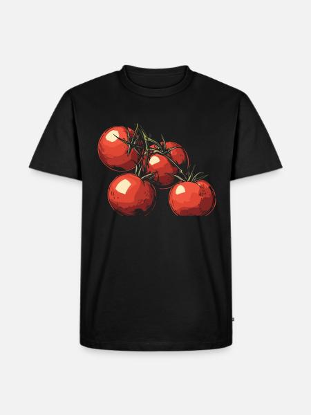 Permakultur Lebensmittel Compost - Männer Premium Bio T-Shirt - Schwarz