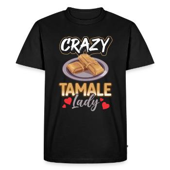 Cuisine mexicaine Tamale - T-shirt Premium bio Homme - noir - Devant - Nico (187cm)