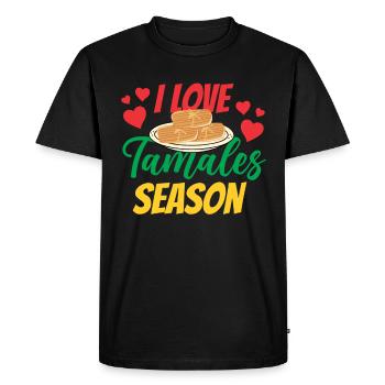 Cuisine mexicaine Tamale - T-shirt Premium bio Homme - noir - Devant - Nico (187cm)