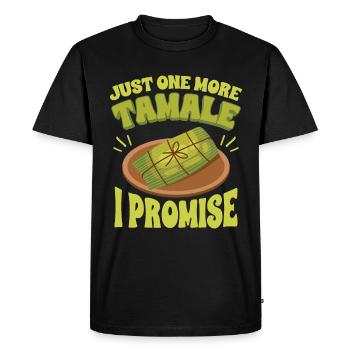 Cuisine mexicaine Tamale - T-shirt Premium bio Homme - noir - Devant - Nico (187cm)