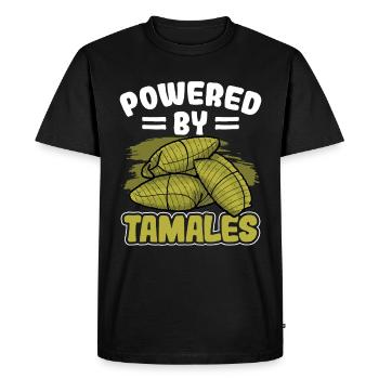 Cuisine mexicaine Tamale - T-shirt Premium bio Homme - noir - Devant - Nico (187cm)