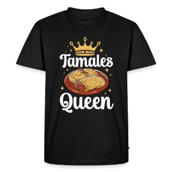 Cuisine mexicaine Tamale - T-shirt Premium bio Homme - noir - Devant - Nico (187cm)