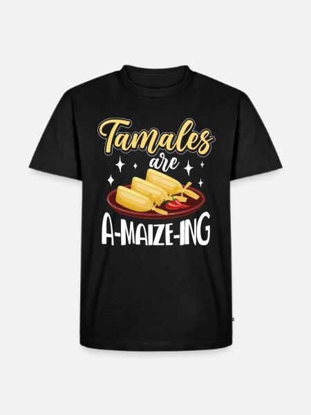 Cuisine mexicaine Tamale - T-shirt Premium bio Homme - noir