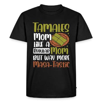 Cuisine mexicaine Tamale - T-shirt Premium bio Homme - noir - Devant - Nico (187cm)
