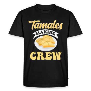 Cuisine mexicaine Tamale - T-shirt Premium bio Homme - noir - Devant - Nico (187cm)